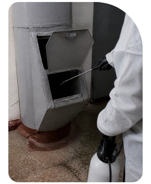 Обработка мусоропровода от тараканов в Ростове-на-Доне по цене от 5215 р. | Сенат-Рст