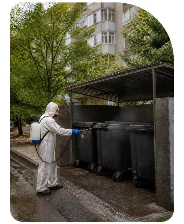 Дезинфекция контейнерных площадок в Ростове-на-Доне по цене от 3129 р. | Сенат-Рст